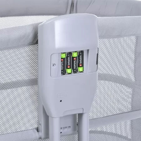 Ліжечко-люлька 3378 приставна,3-в-1, APP, музика, USB, таймер, москітн.сітка, сірий Ліжечко-люлька 3378 приставна,3-в-1, APP, музика, USB, таймер, москітн.сітка, сірий