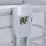 Ліжечко-люлька 3378 приставна,3-в-1, APP, музика, USB, таймер, москітн.сітка, сірий Ліжечко-люлька 3378 приставна,3-в-1, APP, музика, USB, таймер, москітн.сітка, сірий