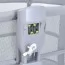 Ліжечко-люлька 3378 приставна,3-в-1, APP, музика, USB, таймер, москітн.сітка, сірий Ліжечко-люлька 3378 приставна,3-в-1, APP, музика, USB, таймер, москітн.сітка, сірий