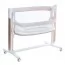 Кроватка-манеж ME 1125-G NOA Beige детское, APP, LED экран, 4цв., матрас, качели, ремни, сумка, алюм., золото+беж