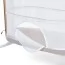Кроватка-манеж ME 1125-G NOA Beige детское, APP, LED экран, 4цв., матрас, качели, ремни, сумка, алюм., золото+беж