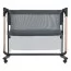 Ліжечко-манеж ME 1125-G NOA Dark Gray дитяче, APP, LED екран, 4кол., матрас, гойдалка, ремені, сумка, алюм., золото+темно-сірий Ліжечко-манеж ME 1125-G NOA Dark Gray дитяче, APP, LED екран, 4кол., матрас, гойдалка, ремені, сумка, алюм., золото+темно-сірий