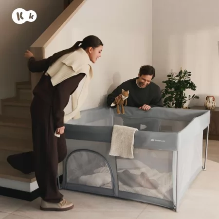 Манеж Kinderkraft Ziki Grey KLZIKI00GRY0000 