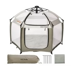Палатка MR 1515 Cashmere Beige автоматический, каркасный, 140-124-в110см, вход-застежка-молния, стены-сетки, чехол на крышу, чехол