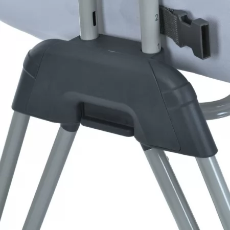 Приставная кровать ME 1179 HARMONY Gray детское, 4цв., матрас, качели, ремни, серый