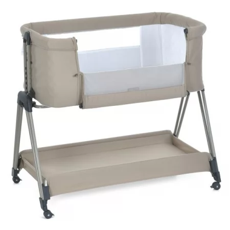Приставная кровать ME 1179 HARMONY Taupe Beige детское, 4цв., матрас, качели, ремни, беж