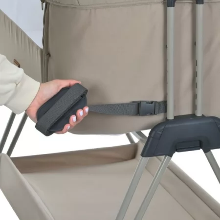 Приставная кровать ME 1179 HARMONY Taupe Beige детское, 4цв., матрас, качели, ремни, беж