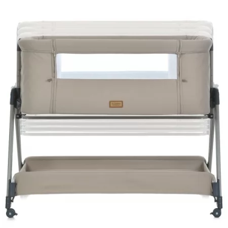 Приставная кровать ME 1179 HARMONY Taupe Beige детское, 4цв., матрас, качели, ремни, беж