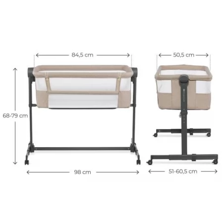 Приставная кроватка-люлька Kinderkraft Nestee Up 2 Beige KLNEE002BEG0000 