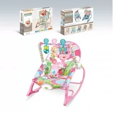 Шезлонг-качалка Bambi 179689 с вибрацией и мелодиями Шезлонг-качалка Bambi 179689 с вибрацией и мелодиями