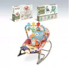 Шезлонг-качалка Bambi 68155-1 с вибрацией и музыкой Шезлонг-качалка Bambi 68155-1 с вибрацией и музыкой