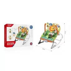 Шезлонг детский Bambi HE 0653 с музыкой и вибрацией