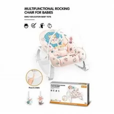 Детский шезлонг-качалка Bambi YK 7007 E с вибрацией и дугой