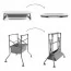 Столик для сповивання з ванночкою Kinderkraft Bubbly Grey KABUBB00GRY0000