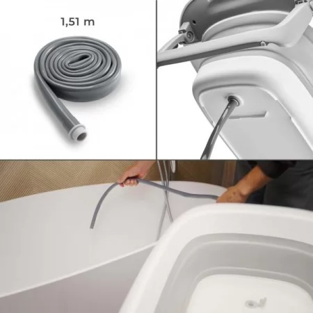 Столик для сповивання з ванночкою Kinderkraft Bubbly Grey KABUBB00GRY0000