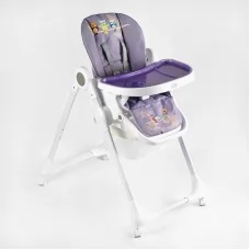 Стульчик для кормления Joy K-60290 мягкий чохол ПВХ, 4 колеса, з’ємний столик, корзинка
