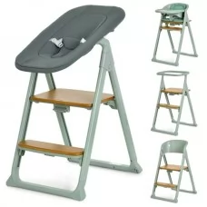 Стільчик EL CAMINO GROWEE ME 1222 Sage Green 4в1 (шезлонг, стільчик для годування, вежа Монтессорі, дорослий стілець), зелений Стільчик EL CAMINO GROWEE ME 1222 Sage Green 4в1 (шезлонг, стільчик для годування, вежа Монтессорі, дорослий стілець), зелений