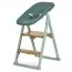 Стільчик EL CAMINO GROWEE ME 1222 Sage Green 4в1 (шезлонг, стільчик для годування, вежа Монтессорі, дорослий стілець), зелений