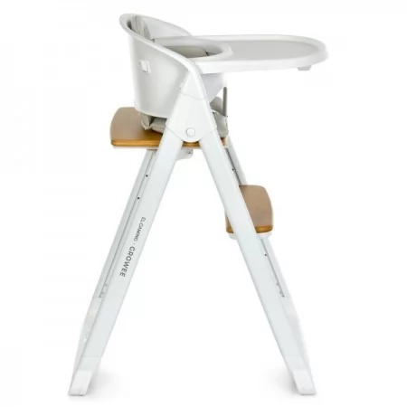 Стільчик EL CAMINO GROWEE ME 1222 White 4в1 (шезлонг, стільчик для годування, вежа Монтессорі, дорослий стілець), білий