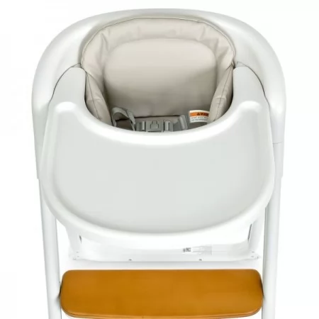 Стільчик EL CAMINO GROWEE ME 1222 White 4в1 (шезлонг, стільчик для годування, вежа Монтессорі, дорослий стілець), білий