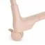 Стільчик El Camino CRYSTAL ME 1037 Nude Pink для годування, 5-точ. ремені, матрац, 4 колеса, шкір., рожевий нюд