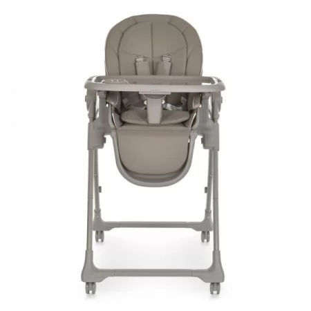 Стульчик El Camino CRYSTAL ME 1037 Nude Taupe для кормления, 5-точ. ремни, матрас, 4 колеса, кож., бежевый нюд Стульчик El Camino CRYSTAL ME 1037 Nude Taupe для кормления, 5-точ. ремни, матрас, 4 колеса, кож., бежевый нюд