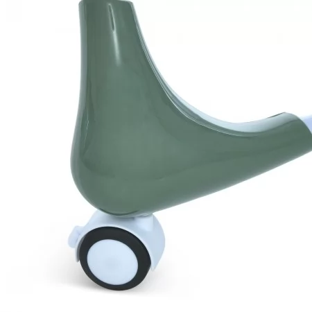 Стульчик M 3233L Jade Green для годування, 3 положення спинки та підніжки, 4колеса, корзинка, екошкіра, зелений Стульчик M 3233L Jade Green для годування, 3 положення спинки та підніжки, 4колеса, корзинка, екошкіра, зелений