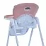 Стульчик M 3233L Pink для кормления, 3 положения спинки и подножки, 4колеса, корзинка, экокожа, розовый Стульчик M 3233L Pink для кормления, 3 положения спинки и подножки, 4колеса, корзинка, экокожа, розовый