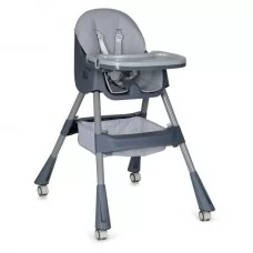 Стульчик M 5722 Gray для кормления, пластик, сірий Стульчик M 5722 Gray для кормления, пластик, сірий