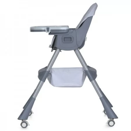Стульчик M 5722 Gray для годування, пластик, сірий Стульчик M 5722 Gray для годування, пластик, сірий