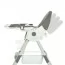 Стульчик M 6302 Gray для кормления, складной, 5-ти точ.рем., экокожа, регул.подножка, серый
