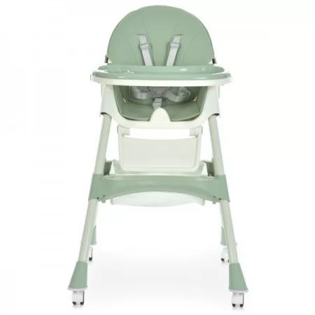 Стільчик M 6302 Olive для годування, складний, 5-ти точ.рем., екошкіра, регул.підніжка, зелений Стільчик M 6302 Olive для годування, складний, 5-ти точ.рем., екошкіра, регул.підніжка, зелений