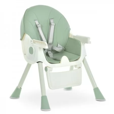 Стільчик M 6302 Olive для годування, складний, 5-ти точ.рем., екошкіра, регул.підніжка, зелений Стільчик M 6302 Olive для годування, складний, 5-ти точ.рем., екошкіра, регул.підніжка, зелений