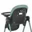 Стільчик ME 1037-B CRYSTAL Green для годування, 5-точ. ремені, матрац, 4 колеса, шкір., зелений