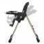 Стульчик ME 1115-W CRAFT Black для кормления, 5-точ.ремни, матрас, 2 колеса, кож., черный Стульчик ME 1115-W CRAFT Black для кормления, 5-точ.ремни, матрас, 2 колеса, кож., черный