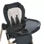 Стульчик ME 1115-W CRAFT Black для кормления, 5-точ.ремни, матрас, 2 колеса, кож., черный Стульчик ME 1115-W CRAFT Black для кормления, 5-точ.ремни, матрас, 2 колеса, кож., черный