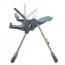 Стульчик ME 1115-W CRAFT Mint для кормления, 5-точ.ремни, матрас, 2 колеса, кож., мятный