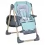 Стульчик ME 1115-W CRAFT Mint для кормления, 5-точ.ремни, матрас, 2 колеса, кож., мятный