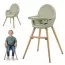 Стульчик для кормления 2 в 1 Kinderkraft Fini 2 зеленый KHFINI02GRE0000 Стульчик для кормления 2 в 1 Kinderkraft Fini 2 зеленый KHFINI02GRE0000