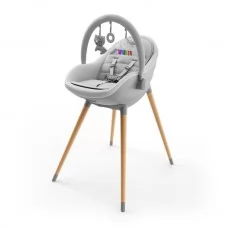 Стільчик для годування 2 в 1 Kinderkraft Fini Up Grey KHFINIUPGRY0000 