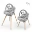 Стульчик для кормления 2 в 1 Kinderkraft Fini Up Grey KHFINIUPGRY0000
