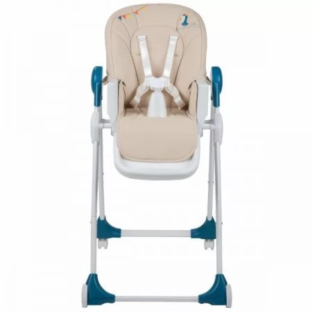 Стільчик для годування Bebe Confort Looky бежевий із синім Стільчик для годування Bebe Confort Looky бежевий із синім