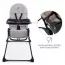 Стульчик для кормления Kinderkraft Binci Grey KHBINC00GRY0000