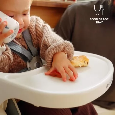 Стільчик для годування Kinderkraft Dinnly Beige KHDINN00BEG0000 Стільчик для годування Kinderkraft Dinnly Beige KHDINN00BEG0000