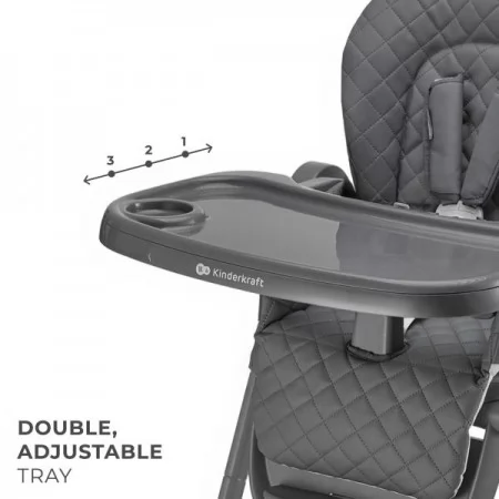 Стільчик для годування Kinderkraft Tulo Grey KHTULO00GRY0000