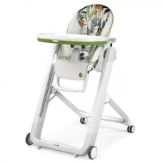 Стульчик для кормления Peg-Perego Siesta Follow Me с тропическим рисунком IH03000002BL00J Стульчик для кормления Peg-Perego Siesta Follow Me с тропическим рисунком IH03000002BL00J