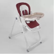 Стульчик для кормления Toti W-22019 мягкий PU, мягкий вкладыш, 4 колеса, съемный столик Стульчик для кормления Toti W-22019 мягкий PU, мягкий вкладыш, 4 колеса, съемный столик