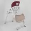 Стульчик для кормления Toti W-22019 мягкий PU, мягкий вкладыш, 4 колеса, съемный столик Стульчик для кормления Toti W-22019 мягкий PU, мягкий вкладыш, 4 колеса, съемный столик