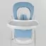 Стульчик для кормления Toti W-48406 мягкий PU, мягкий вкладыш, 4 колеса, съемный столик