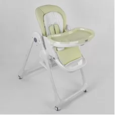 Стульчик для кормления Toti W-56077 мягкий PU, мягкий вкладыш, 4 колеса, съемный столик Стульчик для кормления Toti W-56077 мягкий PU, мягкий вкладыш, 4 колеса, съемный столик